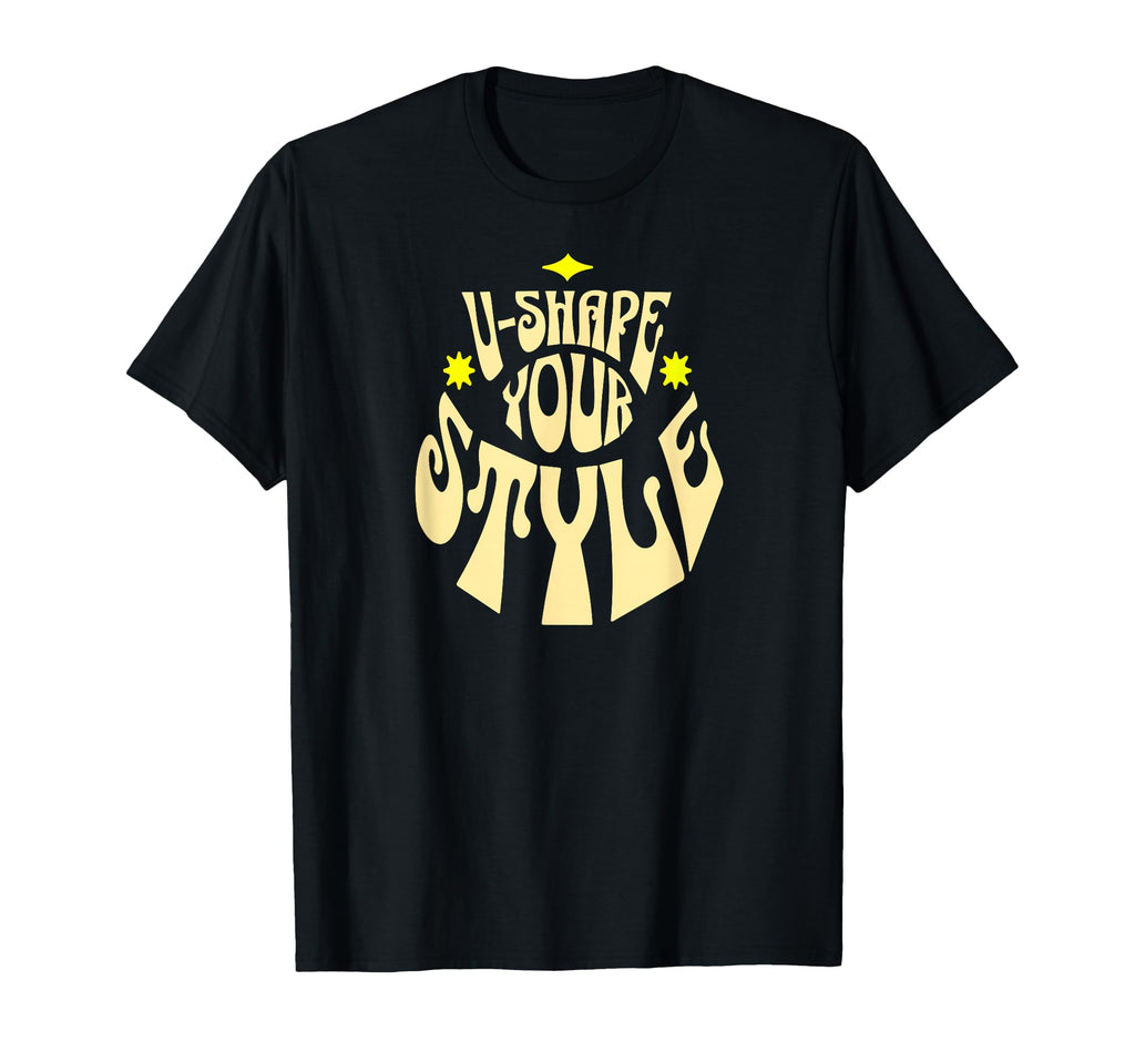 U Shape Your Expression Groovy T-Shirt - Novelty Apparel for Adults - T-Shirt, Sweatshirt, Hoodie