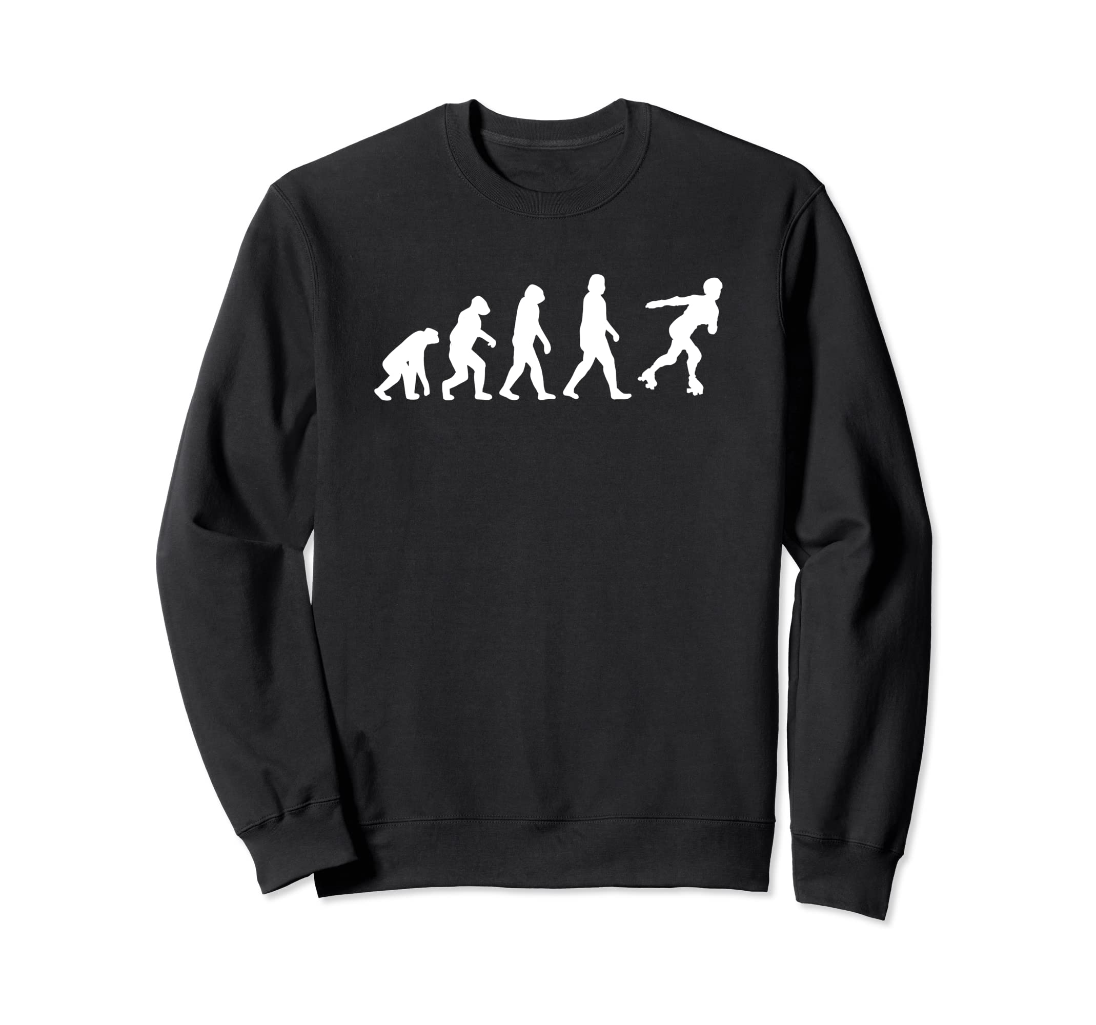 Evolution Skates Rolling Skating Sweatshirt - Minimalist Print Men Women - T-Shirt, Sweatshirt, Hoodie