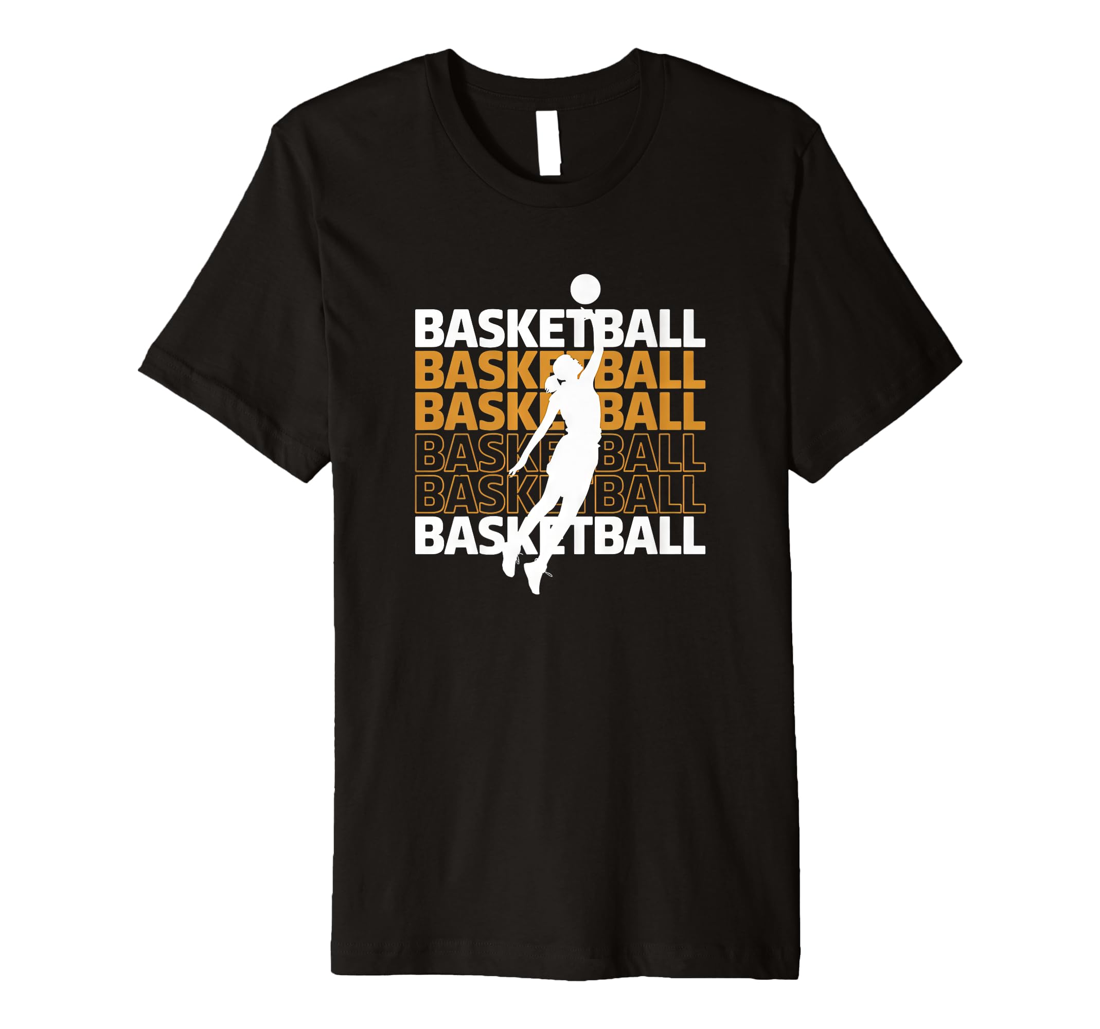 Womens Basketball Silhouette T-Shirt - Casual Everyday Wear Men Women - T-Shirt, Sweatshirt, Hoodie