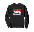 Wyoming 90S Street Mountain Sweatshirt - Novelty Apparel Unisex - T-Shirt, Sweatshirt, Hoodie