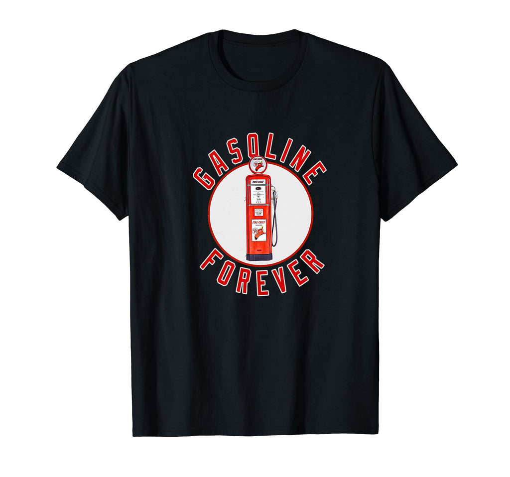 Gasoline Forever Love Muscle Antique Car T-Shirt - Minimalist Print Unisex - T-Shirt, Sweatshirt, Hoodie