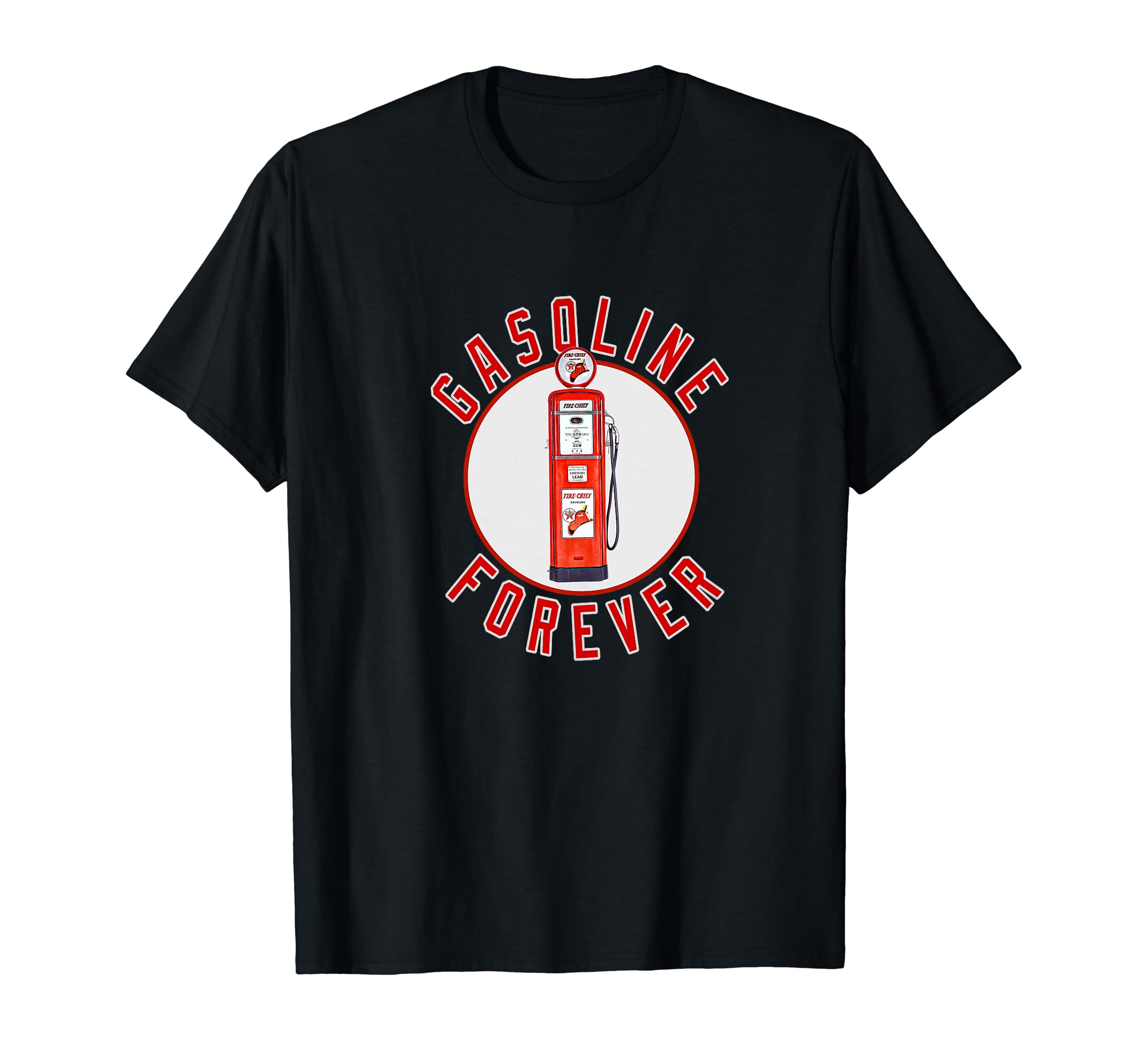 Gasoline Forever Love Muscle Antique Car T-Shirt - Minimalist Print Unisex - T-Shirt, Sweatshirt, Hoodie