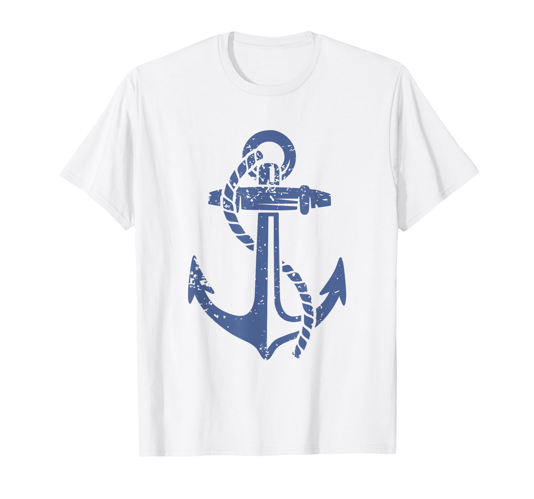 Sailor Costume Boat Anchor Sailing T-Shirt - Minimalist Print Men Women - T-Shirt, Sweatshirt, Hoodie
