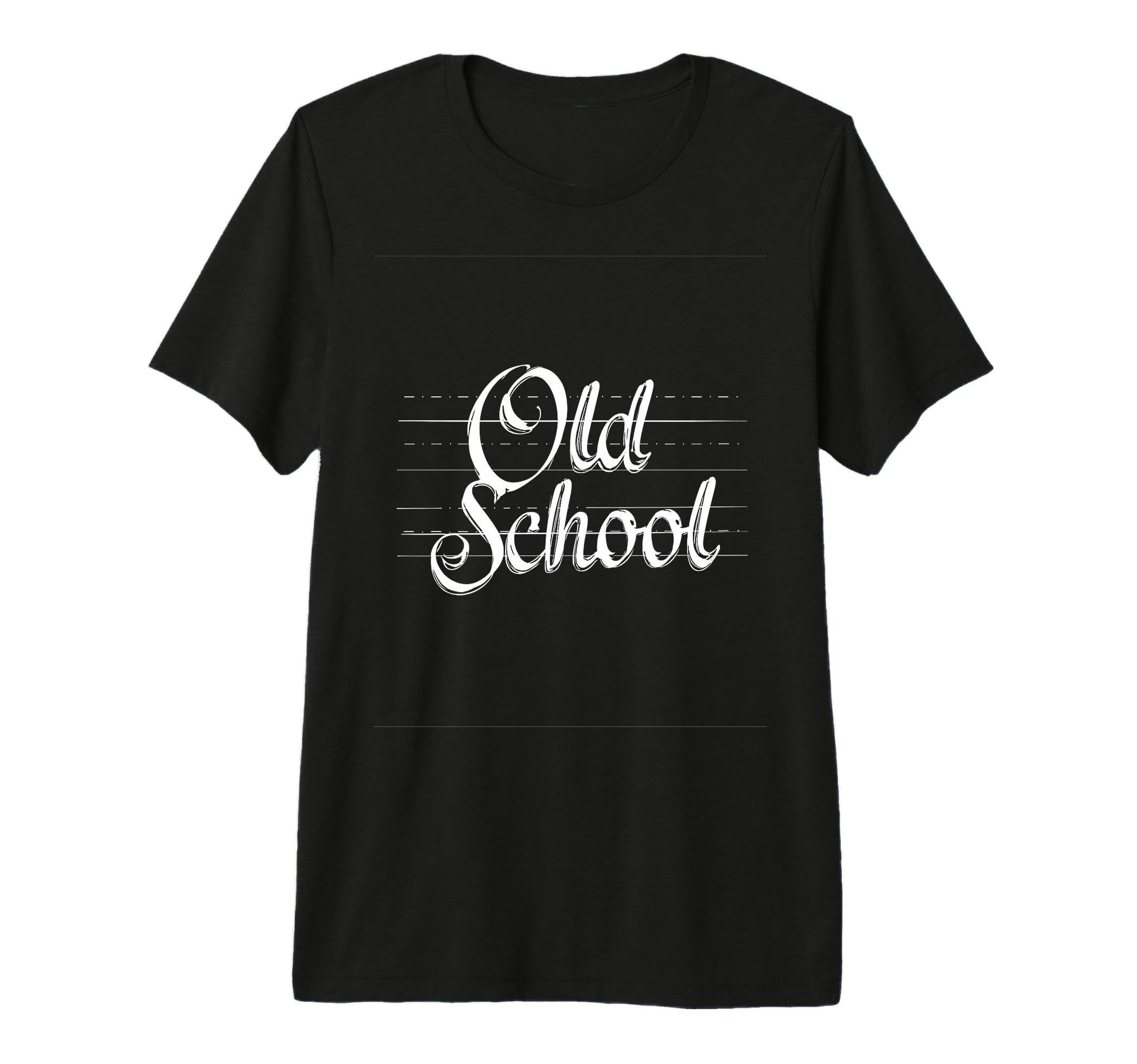 Old School Typography Tri Blend T-Shirt - Graphic Print Unisex - T-Shirt, Sweatshirt, Hoodie