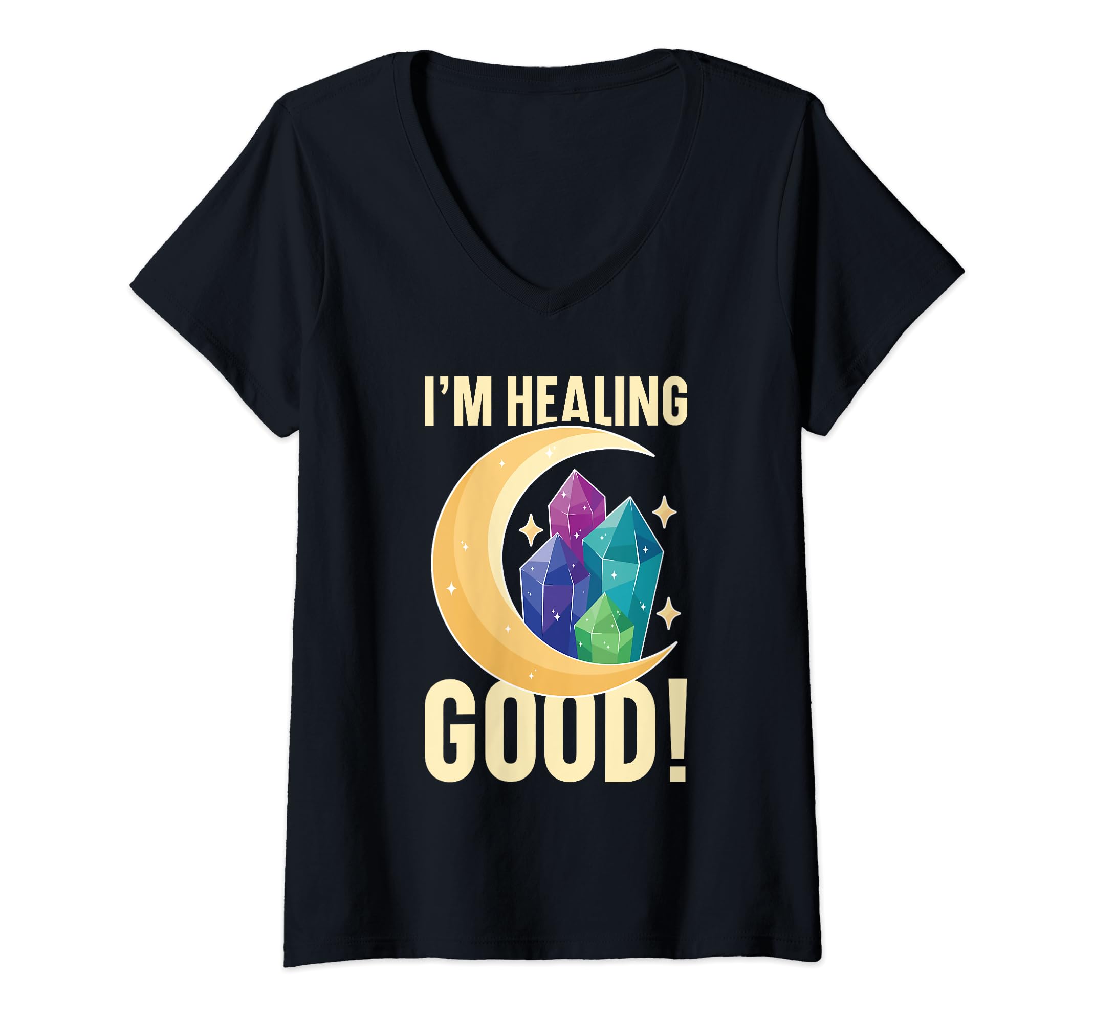 Crystal Healing Sage Crystal T-Shirt - Casual Everyday Wear for Adults - T-Shirt, Sweatshirt, Hoodie