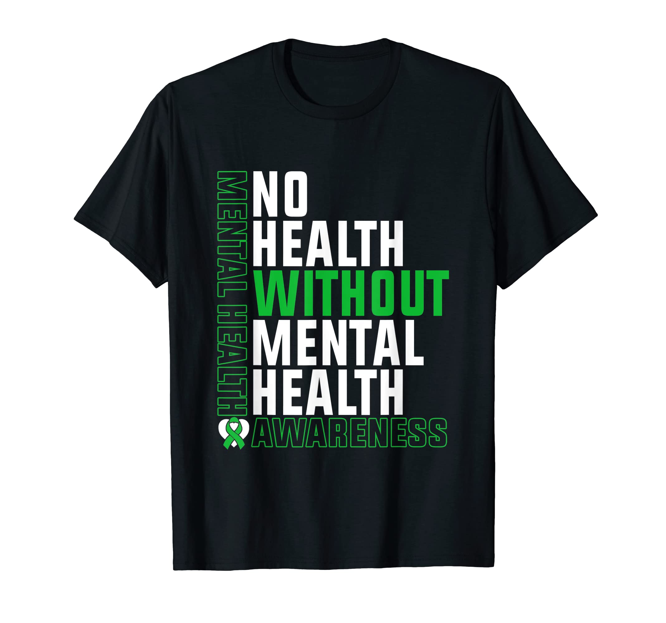 Mental Health Fight Stigma Mental Health T-Shirt - Novelty Apparel Unisex - T-Shirt, Sweatshirt, Hoodie