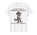Smart Fella Raccoon 90S Funny T-Shirt - Aesthetic Graphic for Adults - T-Shirt, Sweatshirt, Hoodie