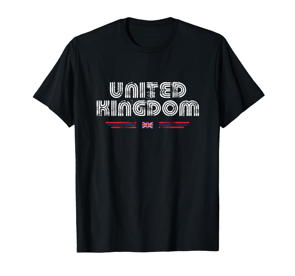 United Kingdom Uk 70S 80S Type Flag T-Shirt - Aesthetic Graphic Unisex - T-Shirt, Sweatshirt, Hoodie