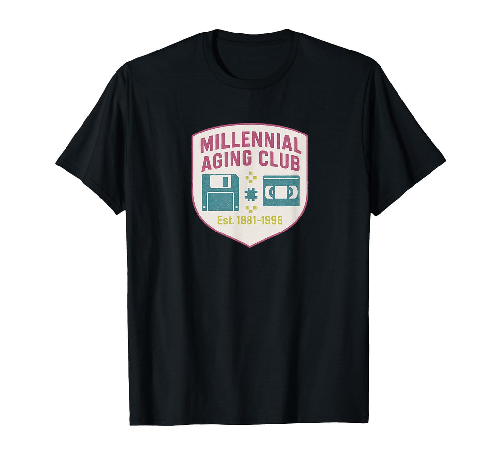 Nostalgia Millennials Funny Aging T-Shirt - Minimalist Print for Adults - T-Shirt, Sweatshirt, Hoodie