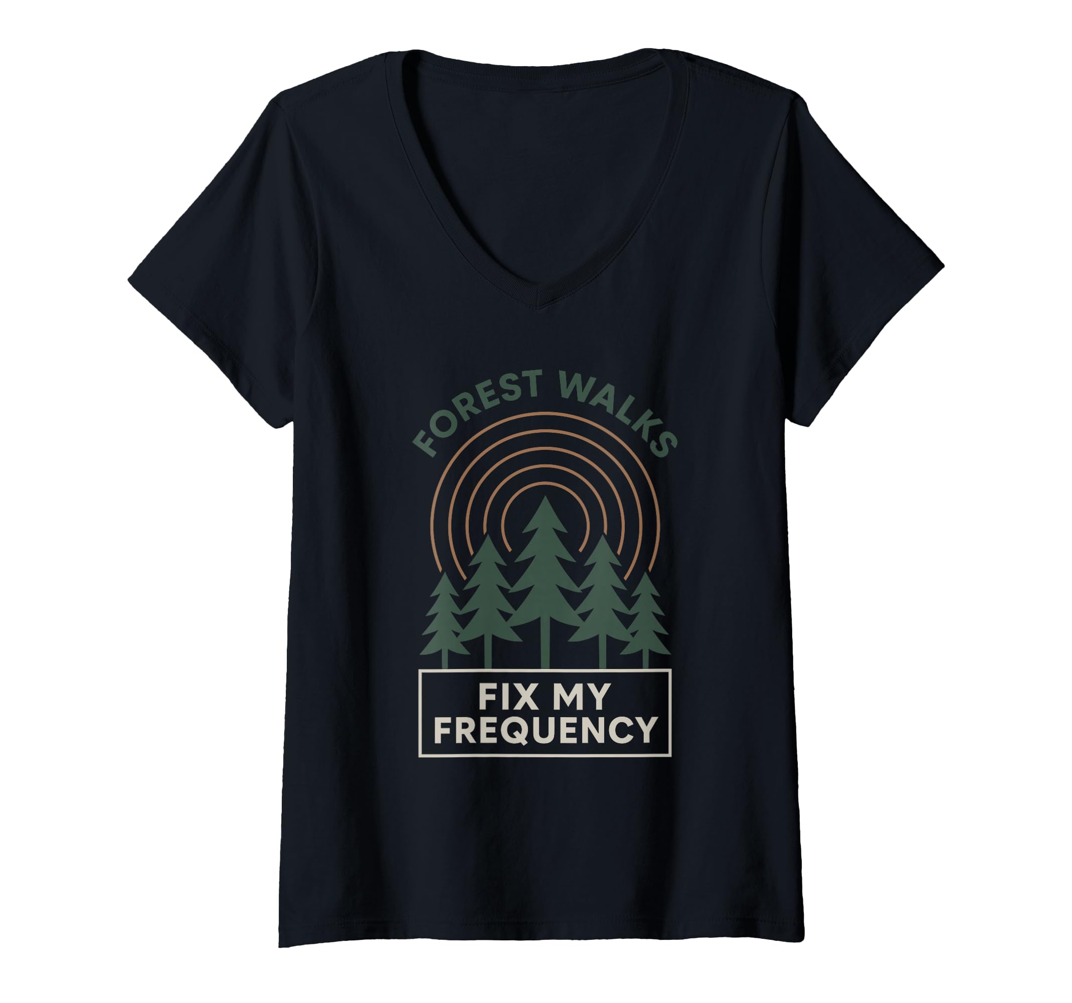 Womens Forest Walk Overthinker T-Shirt - Custom Art Print for Adults - T-Shirt, Sweatshirt, Hoodie