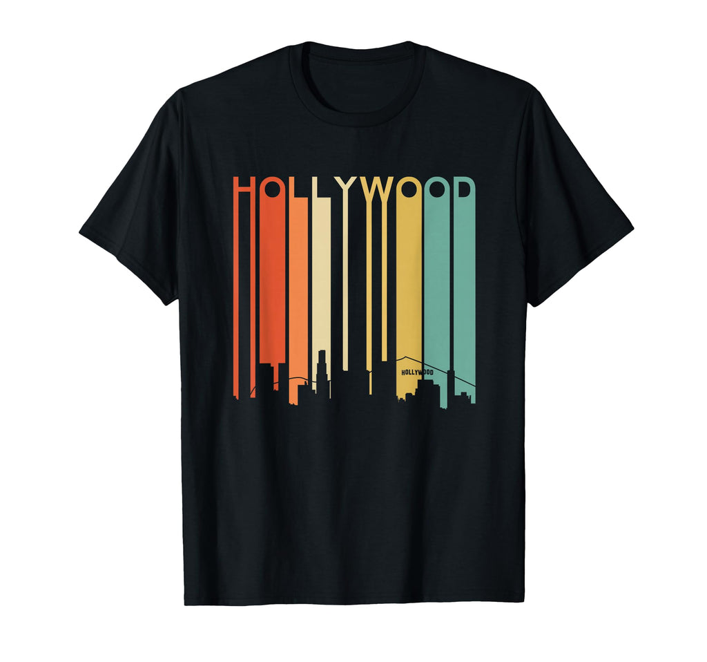 Hollywood Los Angeles California T-Shirt - Fun Novelty Design for Adults - T-Shirt, Sweatshirt, Hoodie