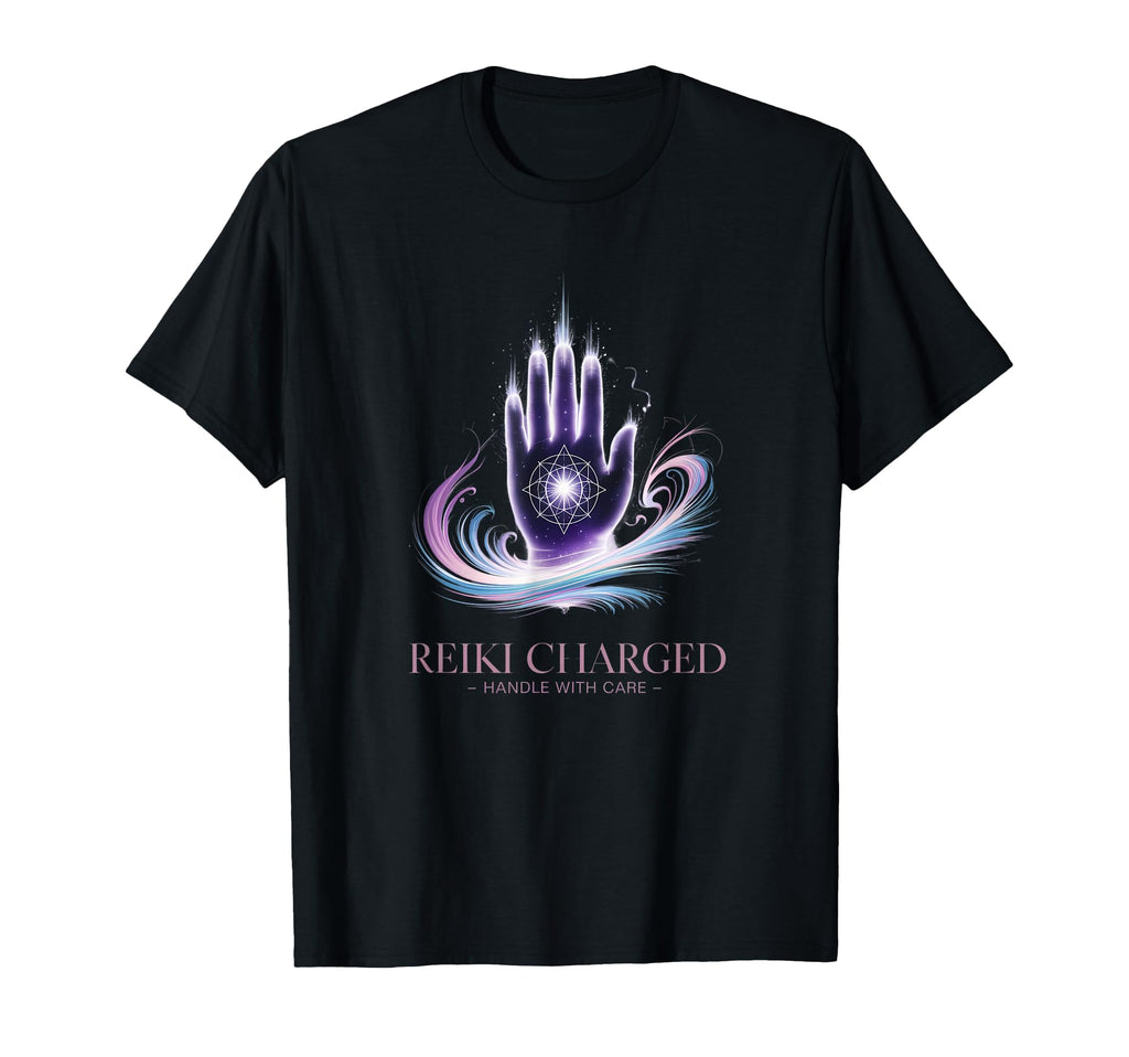Reiki Charged Good Spiritual Energy T-Shirt - Aesthetic Graphic Men Women - T-Shirt, Sweatshirt, Hoodie