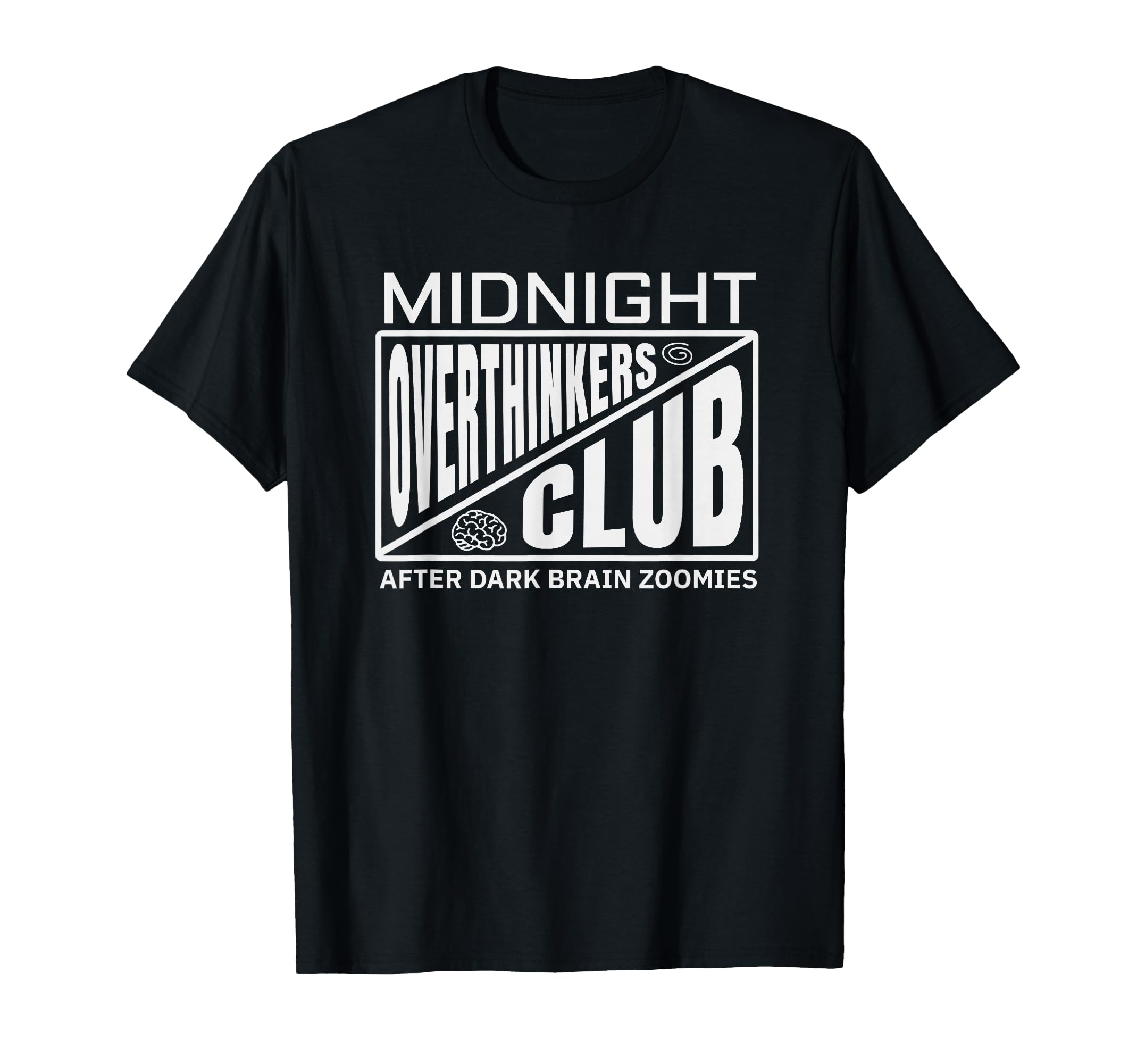 Funny Overthink Spirals Midnight T-Shirt - Graphic Print Men Women - T-Shirt, Sweatshirt, Hoodie