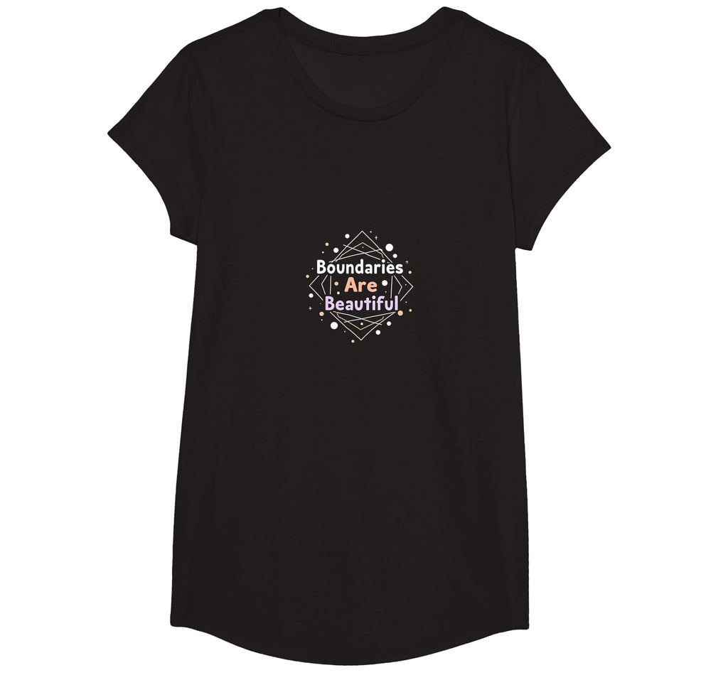 Boundaries Are Beautiful Empowering T-Shirt - Fun Novelty Design Unisex - T-Shirt, Sweatshirt, Hoodie
