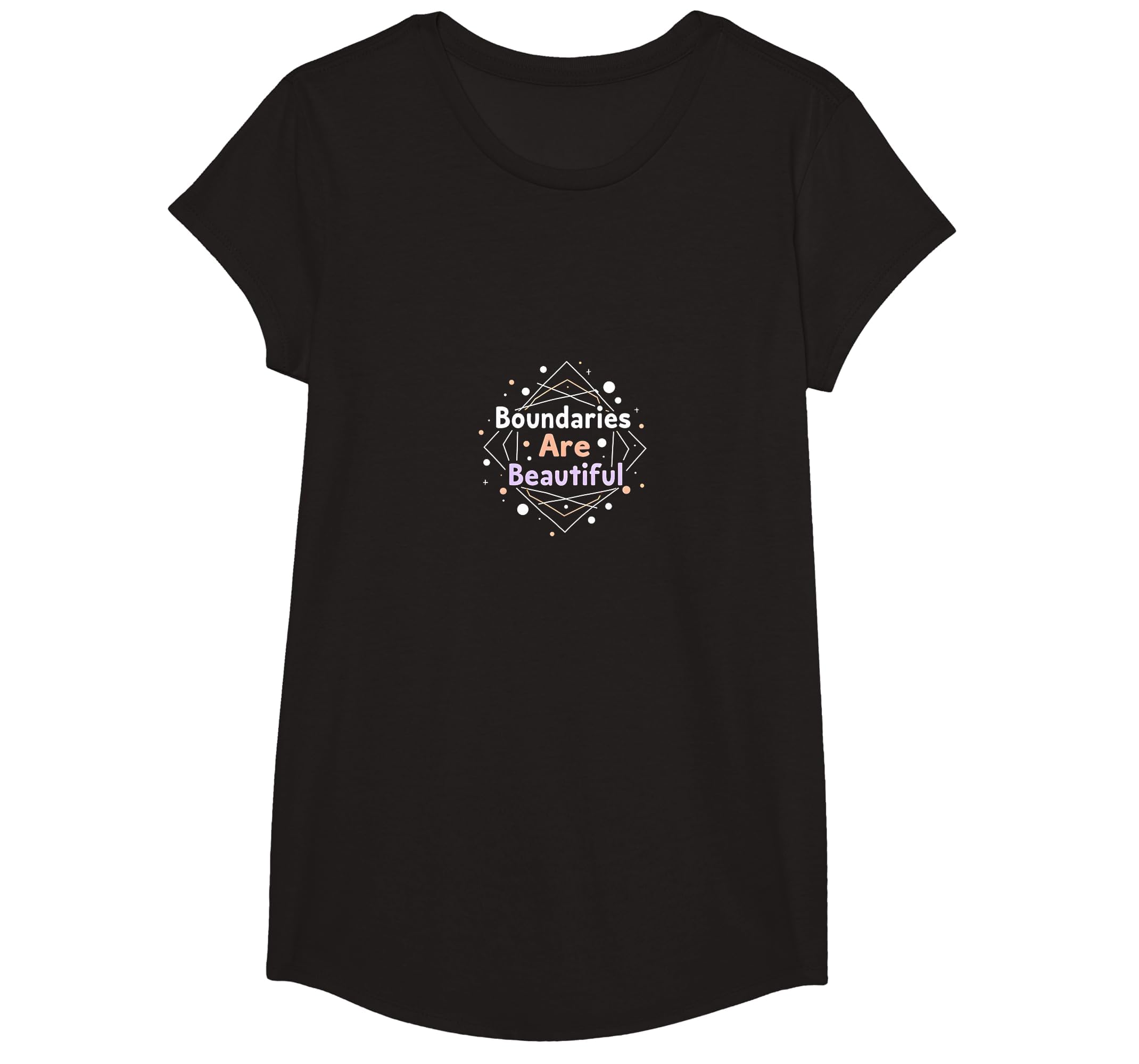 Boundaries Are Beautiful Empowering T-Shirt - Fun Novelty Design Unisex - T-Shirt, Sweatshirt, Hoodie