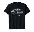 American Muscle Car 60S 70S Car Lover T-Shirt - Minimalist Print for Adults - T-Shirt, Sweatshirt, Hoodie