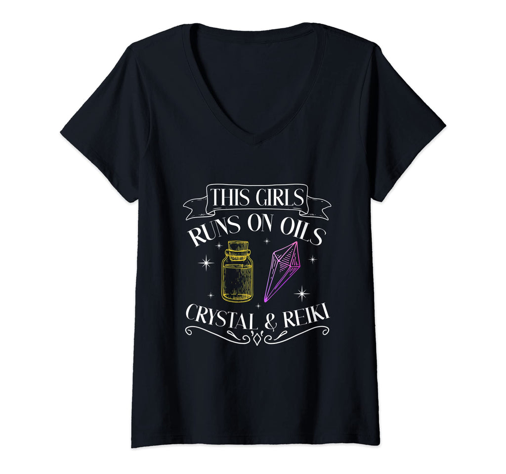 Womens This Runs Oils Crystals And T-Shirt - Minimalist Print Men Women - T-Shirt, Sweatshirt, Hoodie