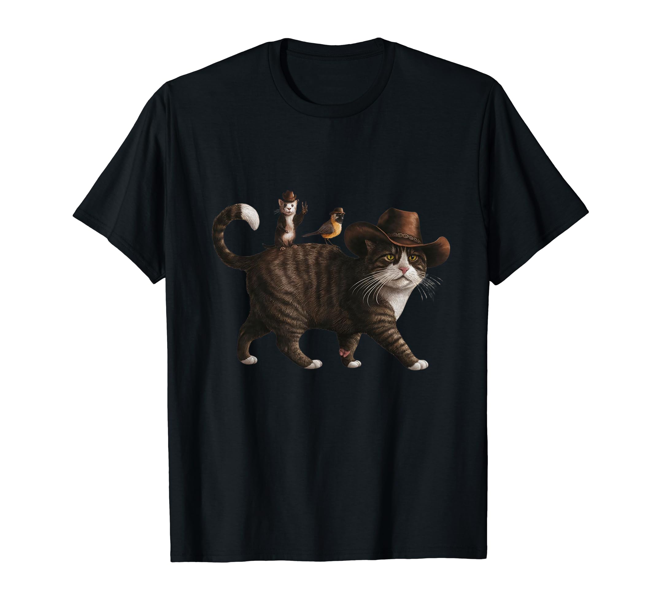 Funny Cowboy Cat Meowdy Country Western T-Shirt - Trendy Graphic Men Women - T-Shirt, Sweatshirt, Hoodie