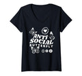 Womens Anti Social Butterfly Introvert T-Shirt - Graphic Print Unisex - T-Shirt, Sweatshirt, Hoodie