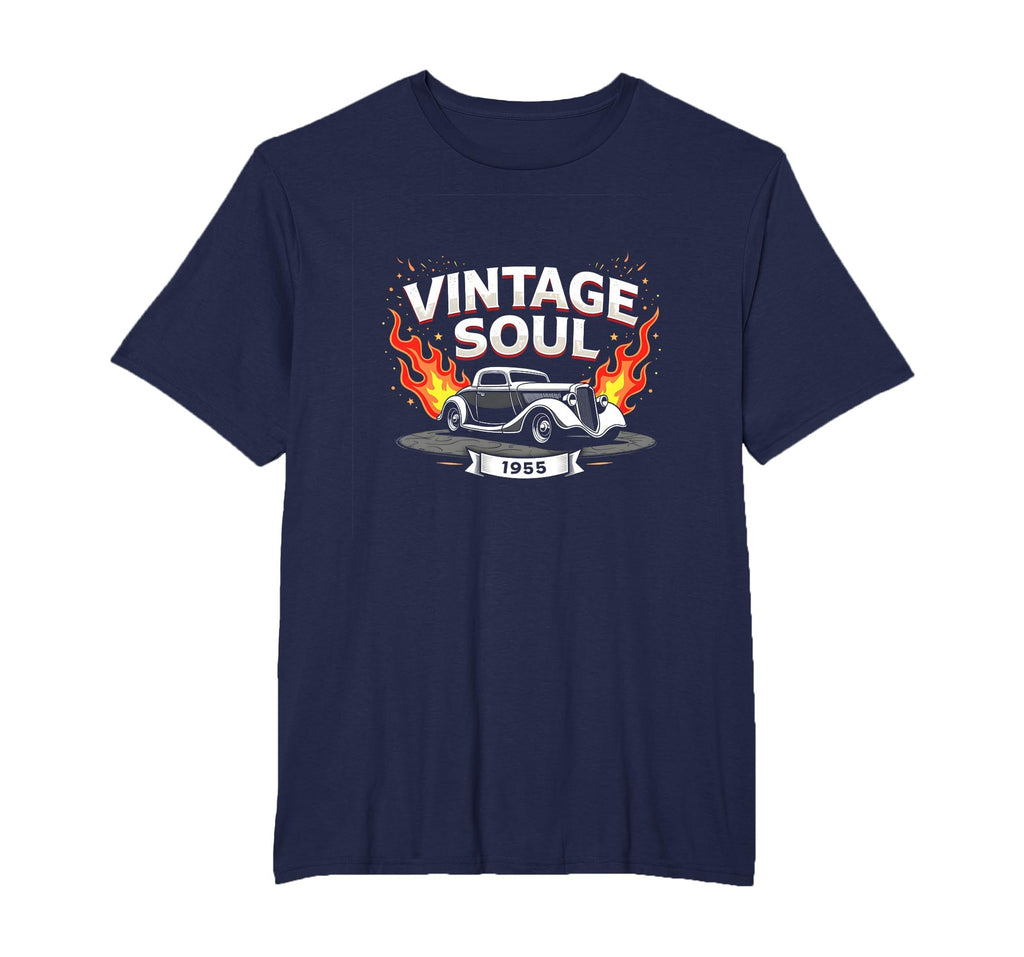 Soul Hot Rod 1955 Car Mens Big And T-Shirt - Minimalist Print Men Women - T-Shirt, Sweatshirt, Hoodie