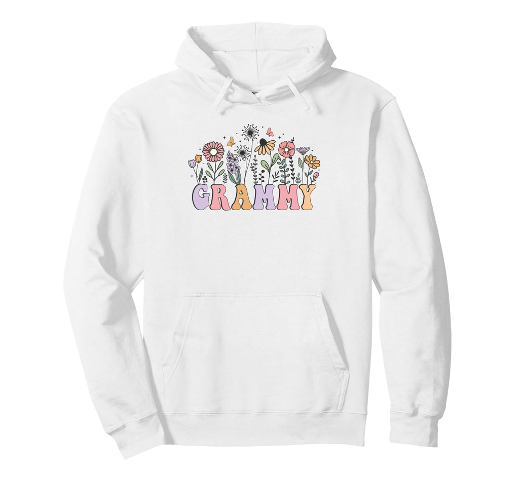 Grammy Floral Grandparent Hoodie - Graphic Print Unisex - T-Shirt, Sweatshirt, Hoodie
