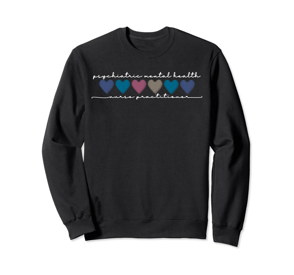 Pmhnp Psychiatric Mental Health Sweatshirt - Minimalist Print for Adults - T-Shirt, Sweatshirt, Hoodie