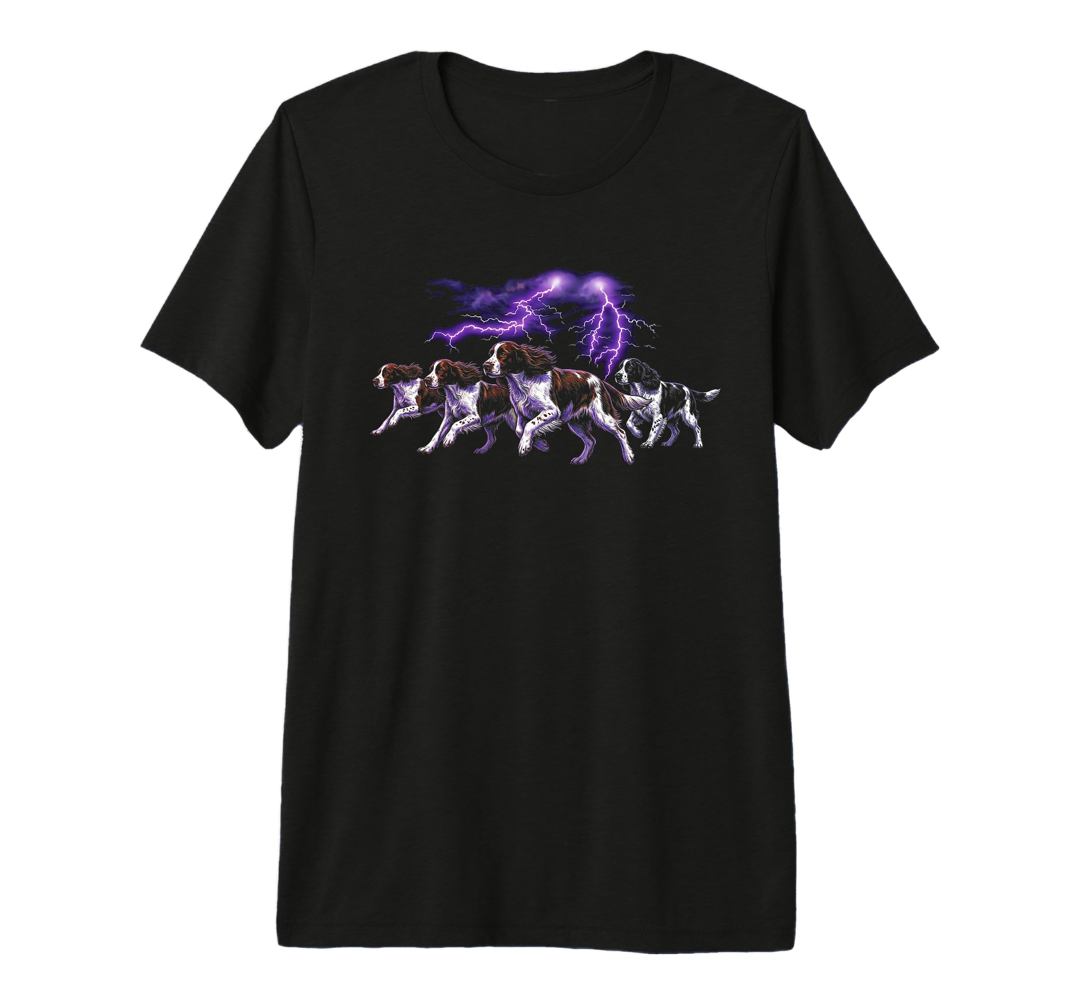 English Springer Spaniel 90S Dog Lover T-Shirt - Graphic Print Men Women - T-Shirt, Sweatshirt, Hoodie