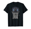 German Pinscher Wearing Motorcycle T-Shirt - Unique Graphic for Adults - T-Shirt, Sweatshirt, Hoodie