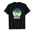 Sicily Sunset Palm Tree T-Shirt - Casual Everyday Wear Unisex - T-Shirt, Sweatshirt, Hoodie