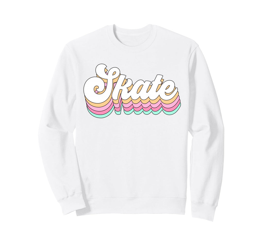 Ice Skate Figure Skating Roller Sweatshirt - Aesthetic Graphic Men Women - T-Shirt, Sweatshirt, Hoodie