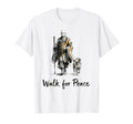 Minimalist Zen Art Walk Peace Monks T-Shirt - Casual Everyday Wear Unisex - T-Shirt, Sweatshirt, Hoodie