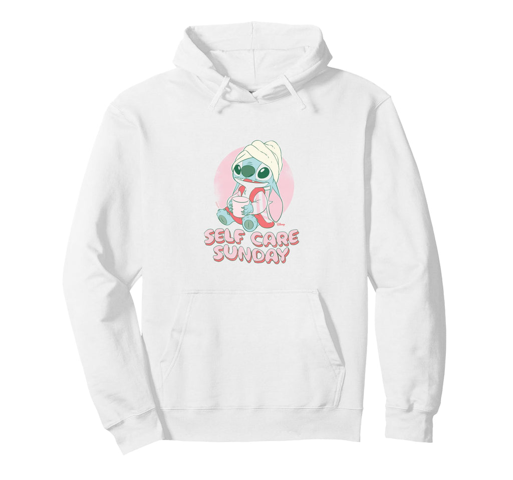 Lilo Stitch Self Care Stitch Hoodie - Casual Everyday Wear for Adults - T-Shirt, Sweatshirt, Hoodie