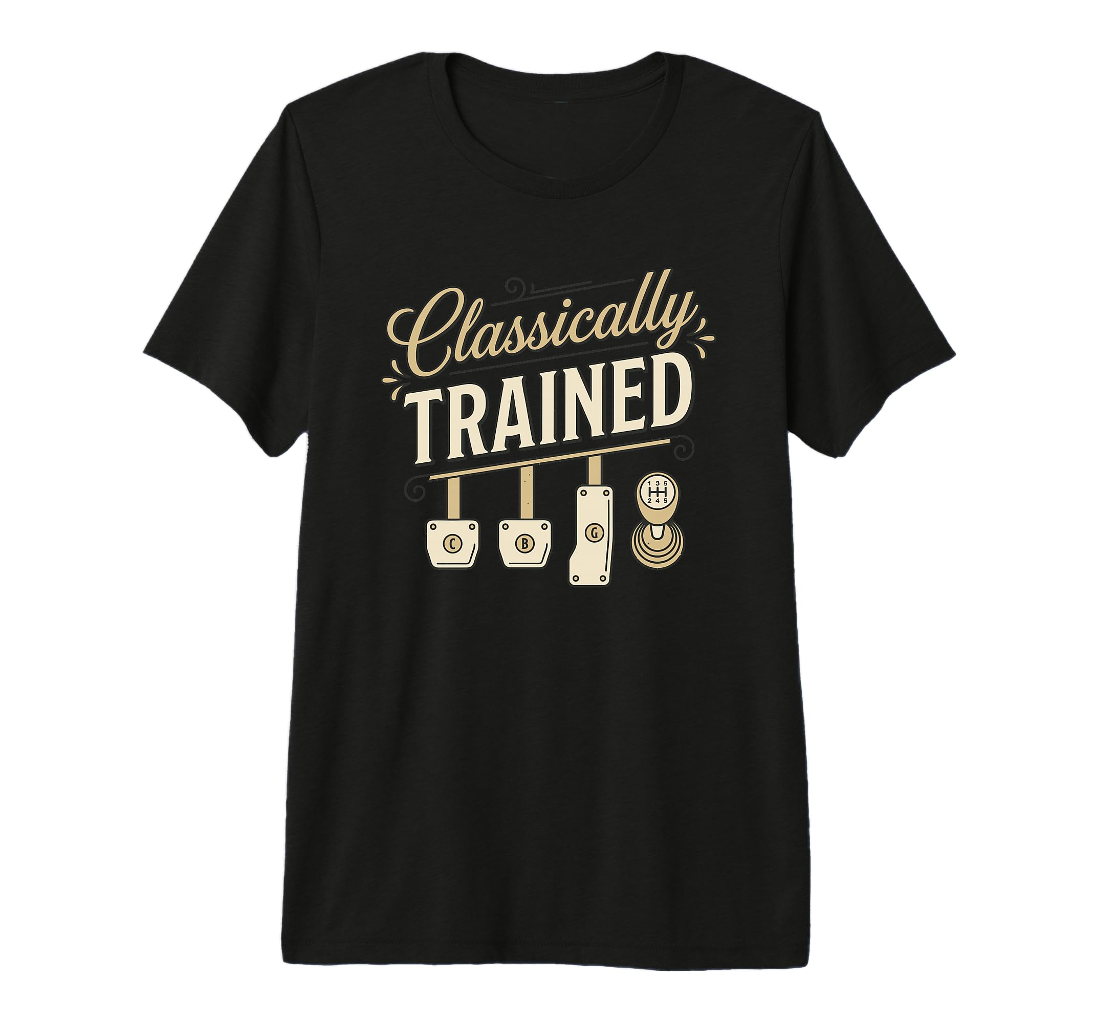 Stick Shift Driver Classically T-Shirt - Novelty Apparel for Adults - T-Shirt, Sweatshirt, Hoodie