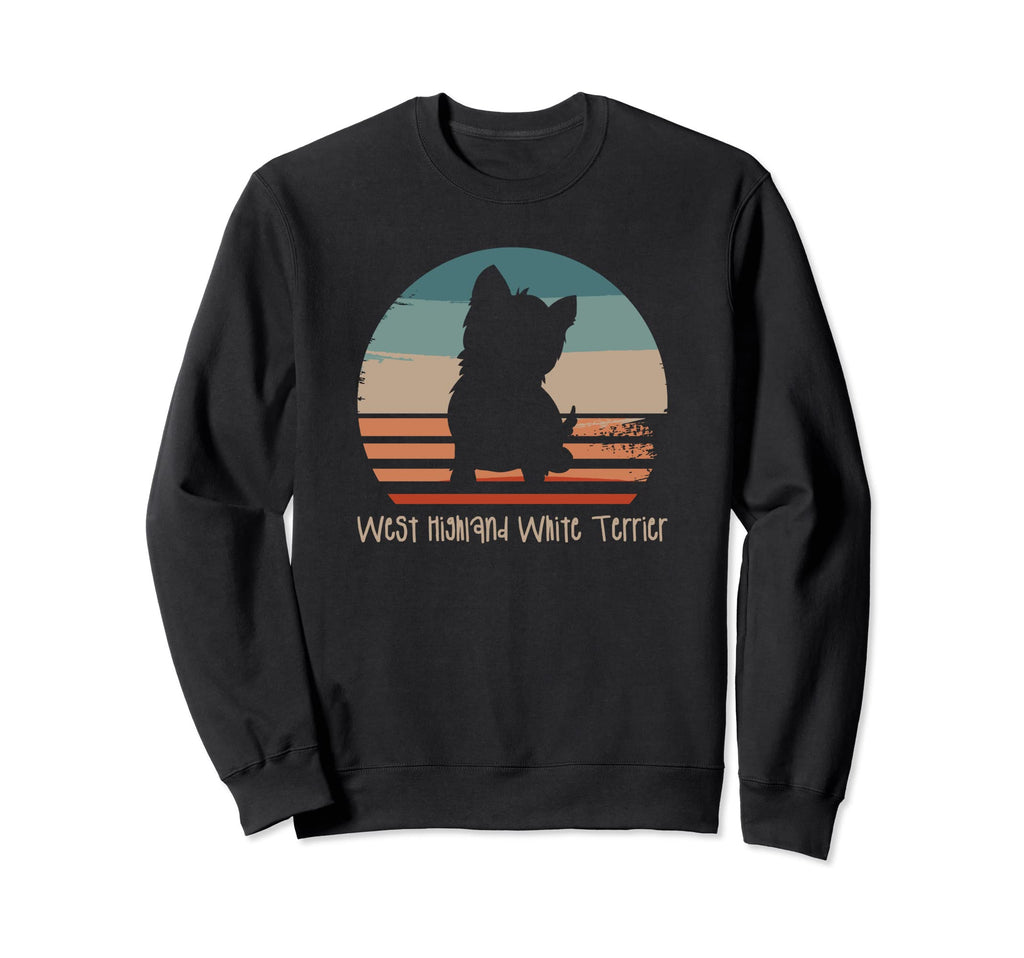 West Highland White Terrier Dog Lover Sweatshirt - Graphic Print Men Women - T-Shirt, Sweatshirt, Hoodie