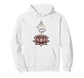 Spiritual Lotus Flower Unalome Zen Hoodie - Fun Novelty Design Men Women - T-Shirt, Sweatshirt, Hoodie