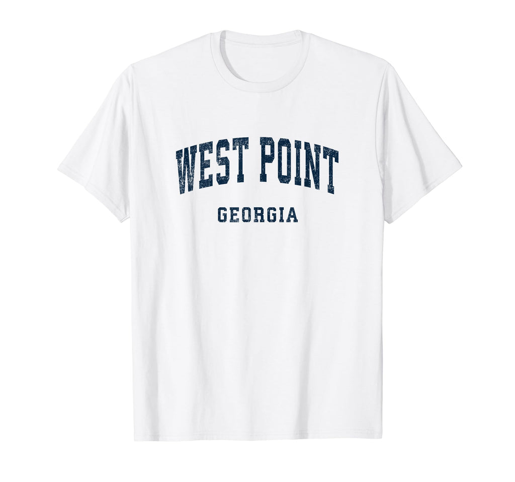 West Point Georgia Ga Athletic T-Shirt - Aesthetic Graphic for Adults - T-Shirt, Sweatshirt, Hoodie