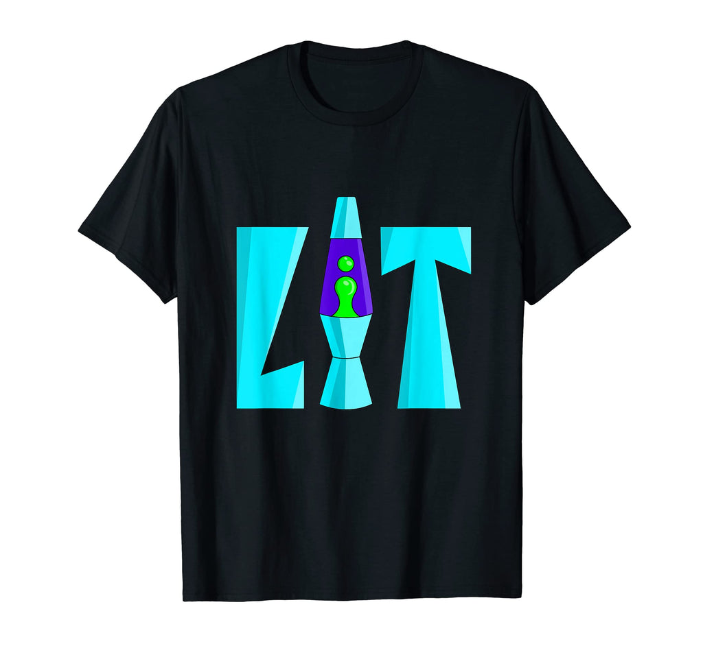 Lit Lava Lamp Drippy 80S 90S Graffiti T-Shirt - Minimalist Print Unisex - T-Shirt, Sweatshirt, Hoodie