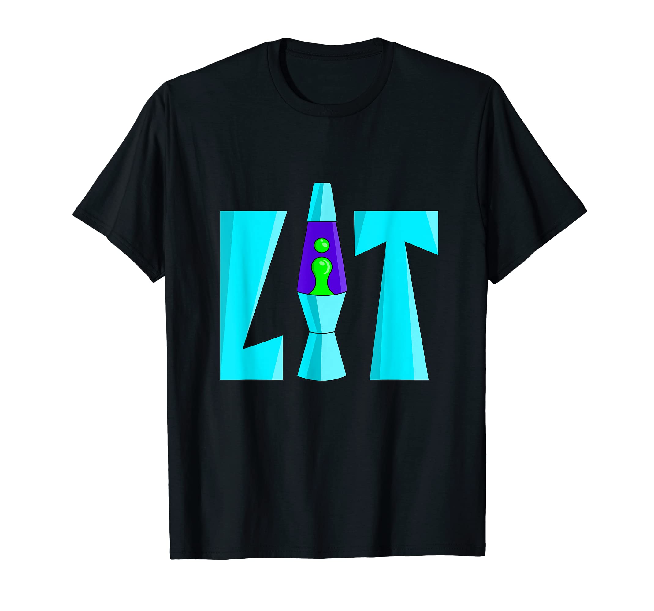Lit Lava Lamp Drippy 80S 90S Graffiti T-Shirt - Minimalist Print Unisex - T-Shirt, Sweatshirt, Hoodie
