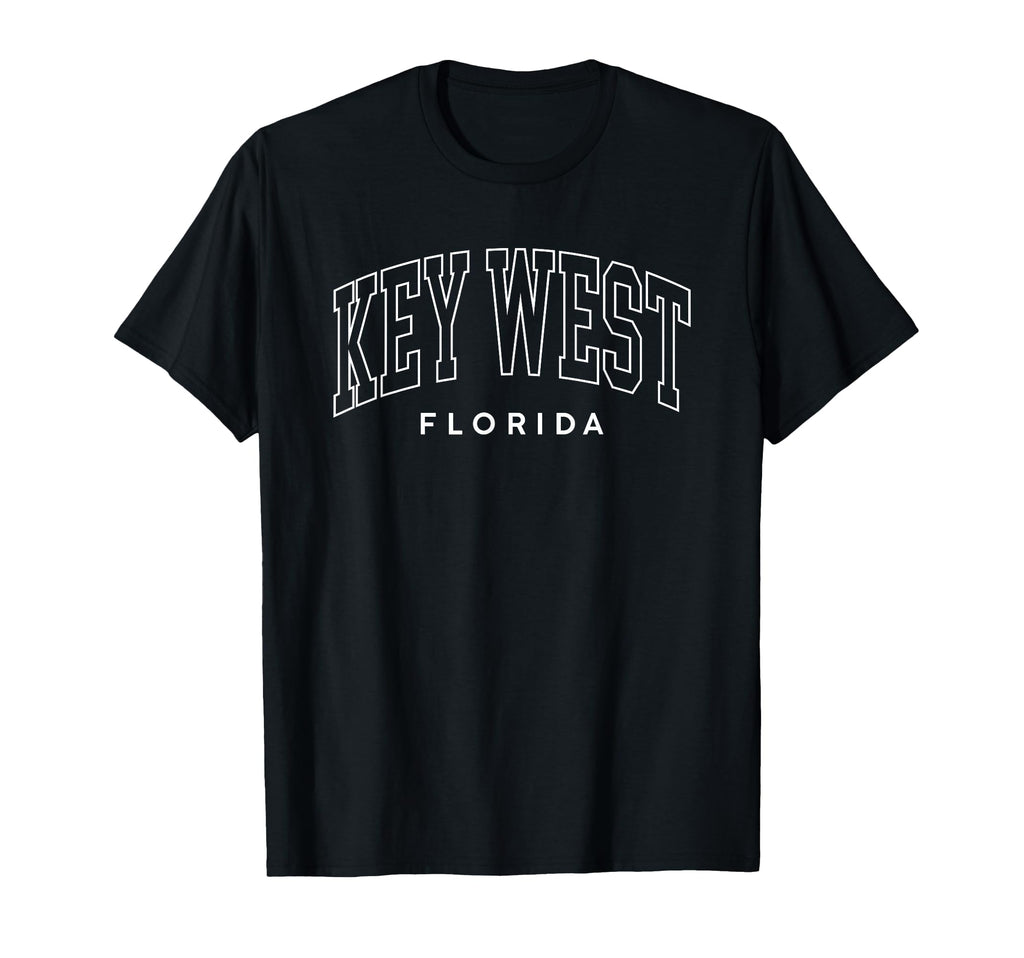 Key West Florida Preppy Throwback T-Shirt - Minimalist Print Men Women - T-Shirt, Sweatshirt, Hoodie