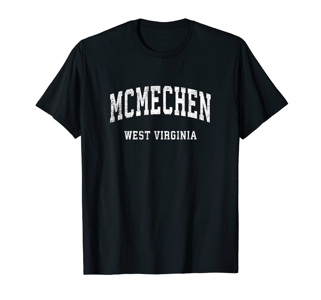 Mcmechen West Virginia Wv Athletic T-Shirt - Graphic Print for Adults - T-Shirt, Sweatshirt, Hoodie