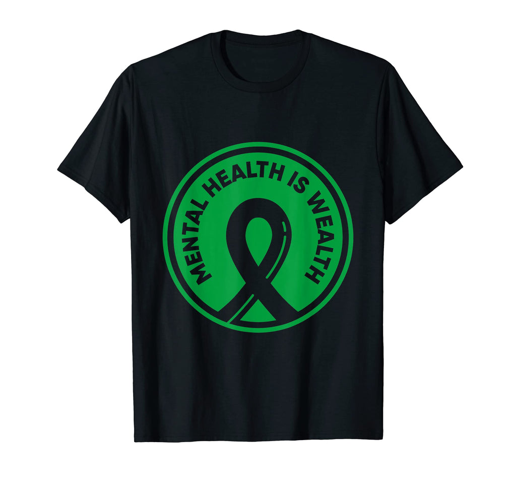 Mental Health Is Wealth Condition T-Shirt - Aesthetic Graphic for Adults - T-Shirt, Sweatshirt, Hoodie