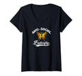 Womens Anti Social Butterfly Shy T-Shirt - Casual Everyday Wear Men Women - T-Shirt, Sweatshirt, Hoodie