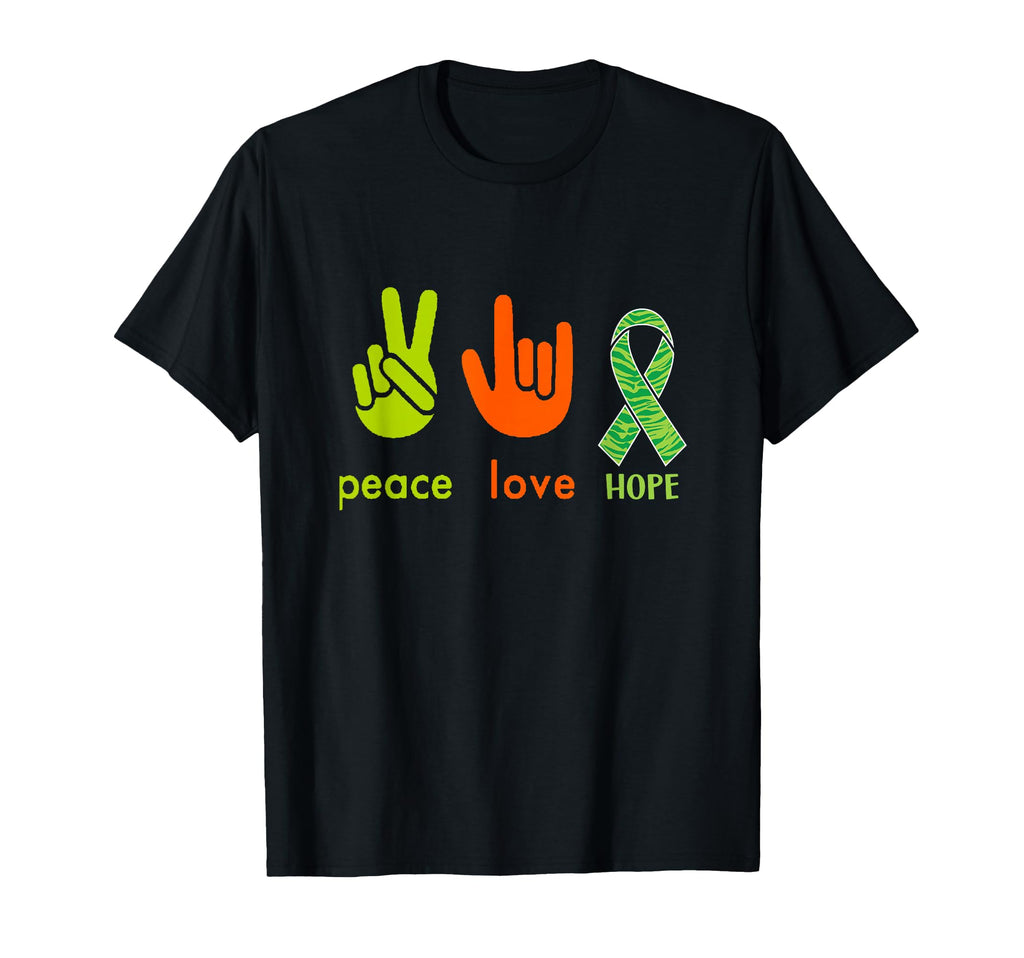 Peace Love Hope Funny Mental Health T-Shirt - Graphic Print Men Women - T-Shirt, Sweatshirt, Hoodie