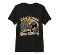 Todays Forecast 99 Chance Overthinking T-Shirt - Custom Art Print Unisex - T-Shirt, Sweatshirt, Hoodie