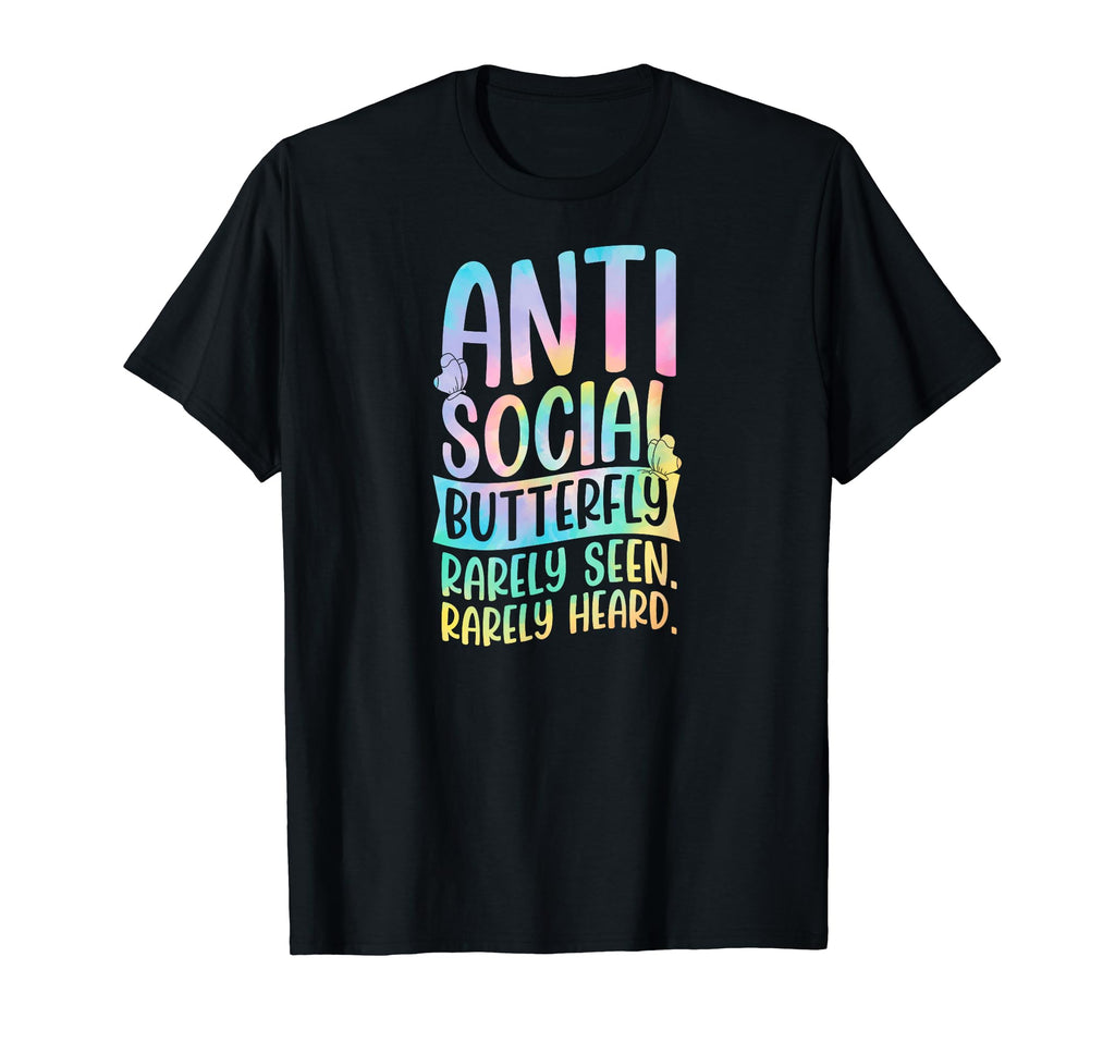 Antisocial Butterfly Rarely Seen T-Shirt - Custom Art Print Men Women - T-Shirt, Sweatshirt, Hoodie