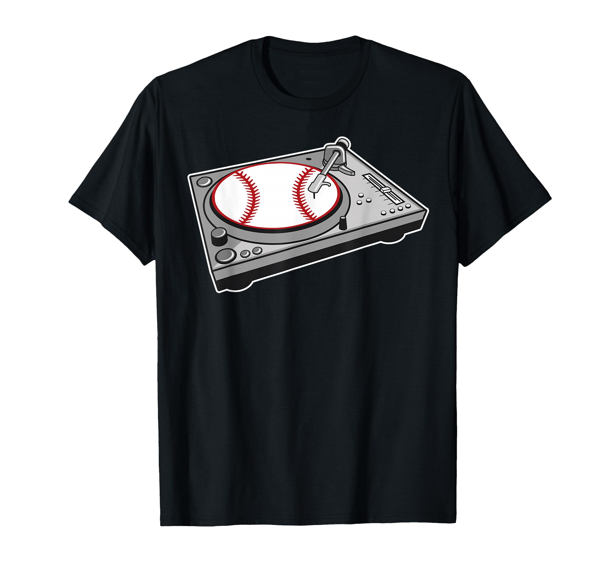 Music Lp Ball Turntable Record Player T-Shirt - Trendy Graphic Men Women - T-Shirt, Sweatshirt, Hoodie