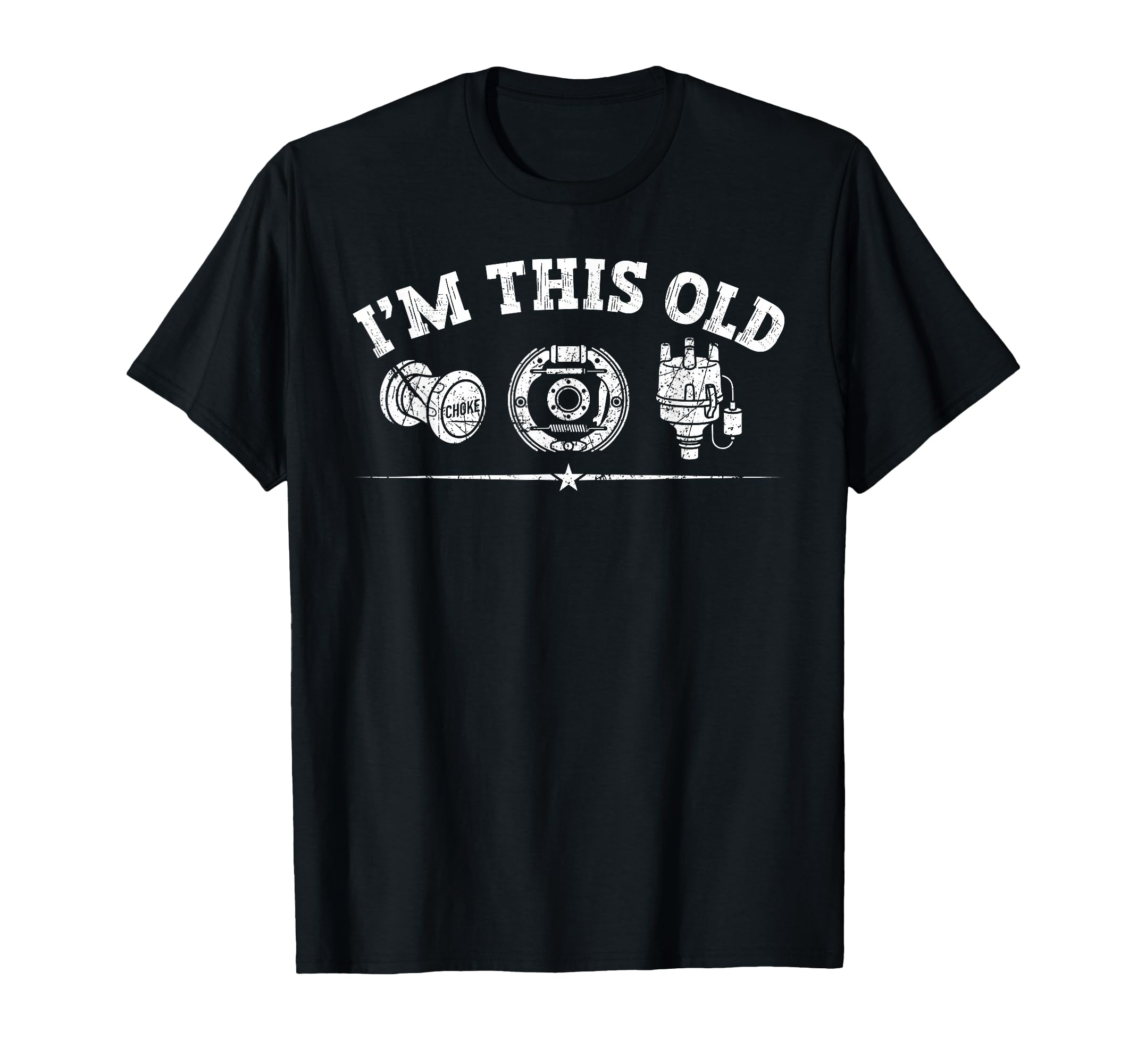 Im This Old Funny Car Mechanic Car T-Shirt - Unique Graphic Unisex - T-Shirt, Sweatshirt, Hoodie