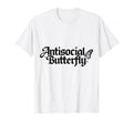 Funny Antisocial Butterfly T-Shirt - Fun Novelty Design Men Women - T-Shirt, Sweatshirt, Hoodie