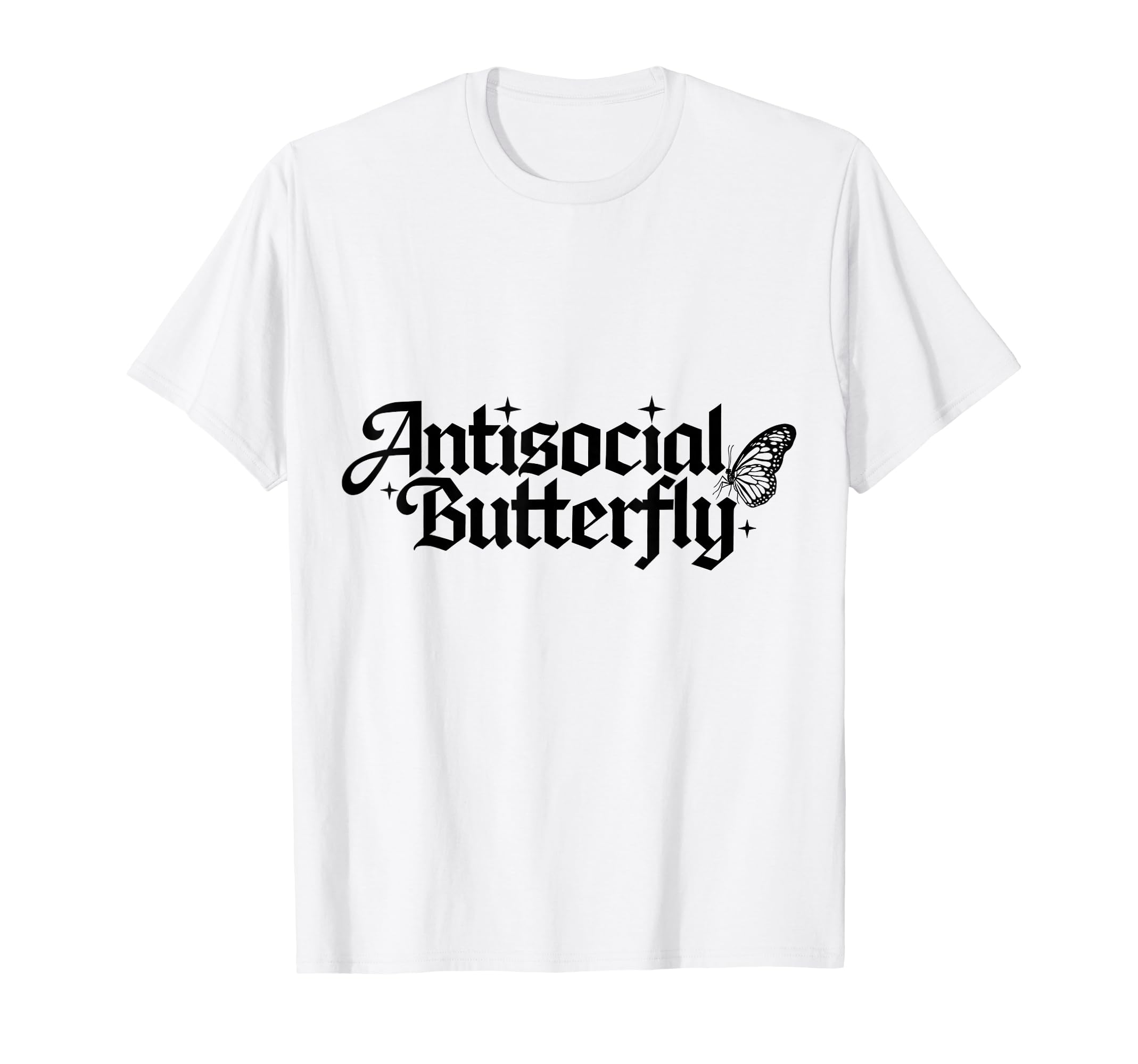 Funny Antisocial Butterfly T-Shirt - Fun Novelty Design Men Women - T-Shirt, Sweatshirt, Hoodie