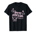 Antisocial Butterfly Anti Social T-Shirt - Streetwear Style for Adults - T-Shirt, Sweatshirt, Hoodie